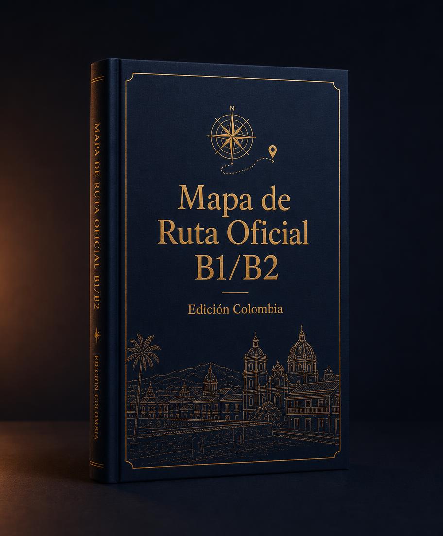 Mockup editorial de Mapa de Ruta Oficial B1/B2